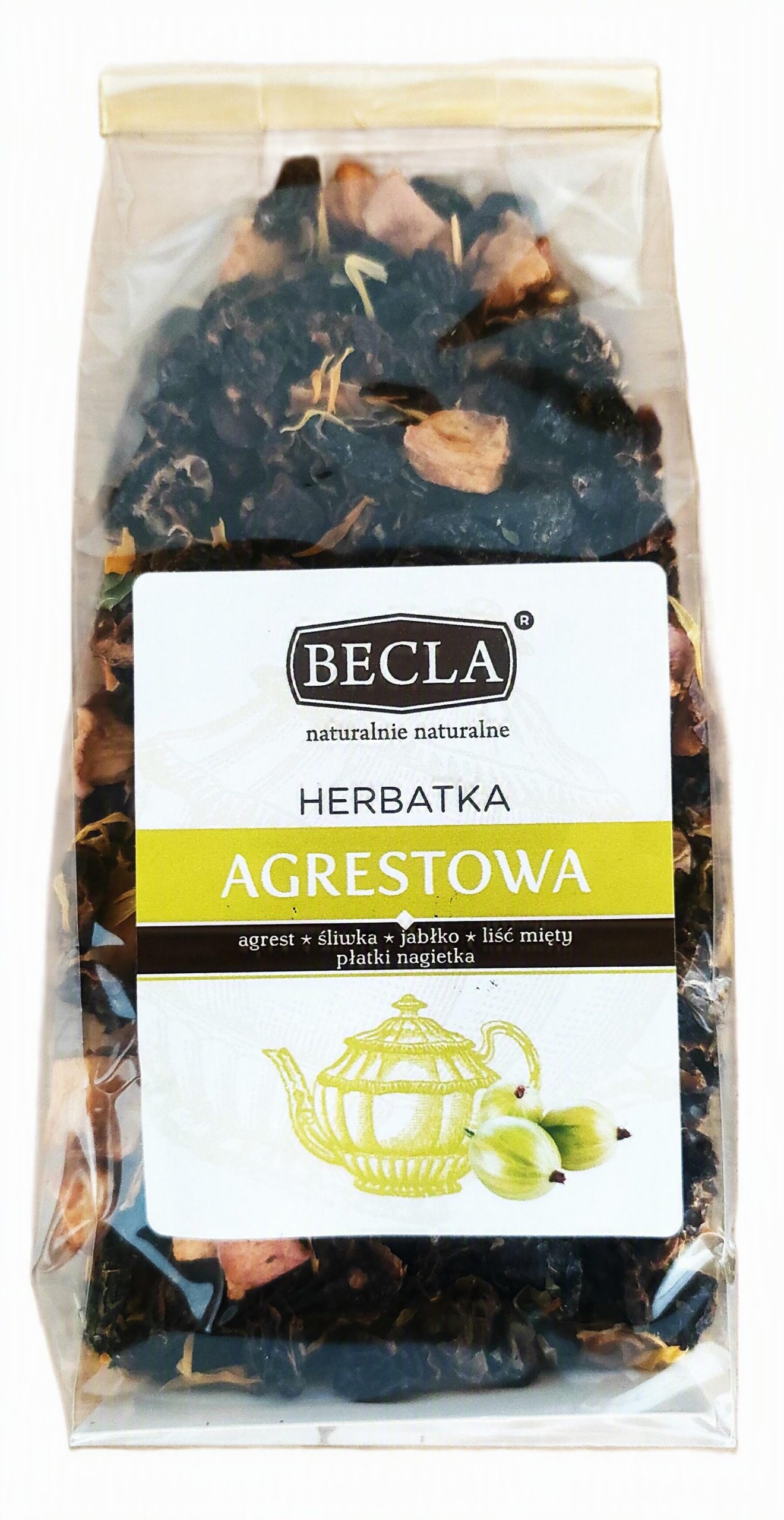 Herbatka agrestowa z nutą mięty. Becla