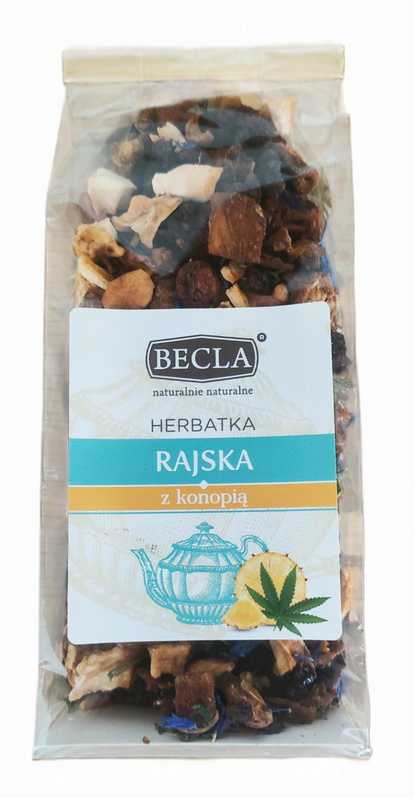 Herbatka Rajska z Konopią. Becla