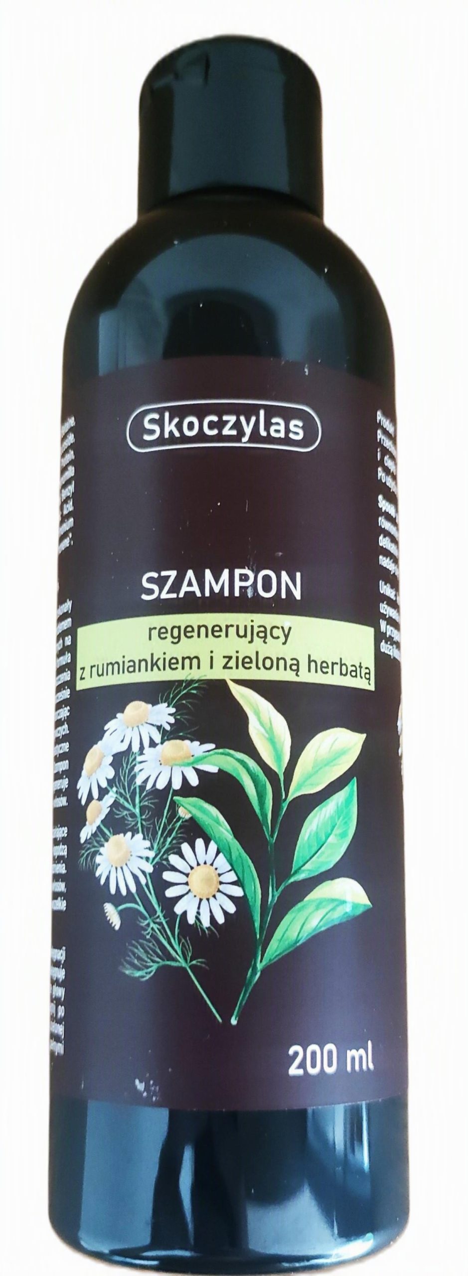 Szampon regenerujący z rumiankiem i zieloną herbatą. Skoczylas