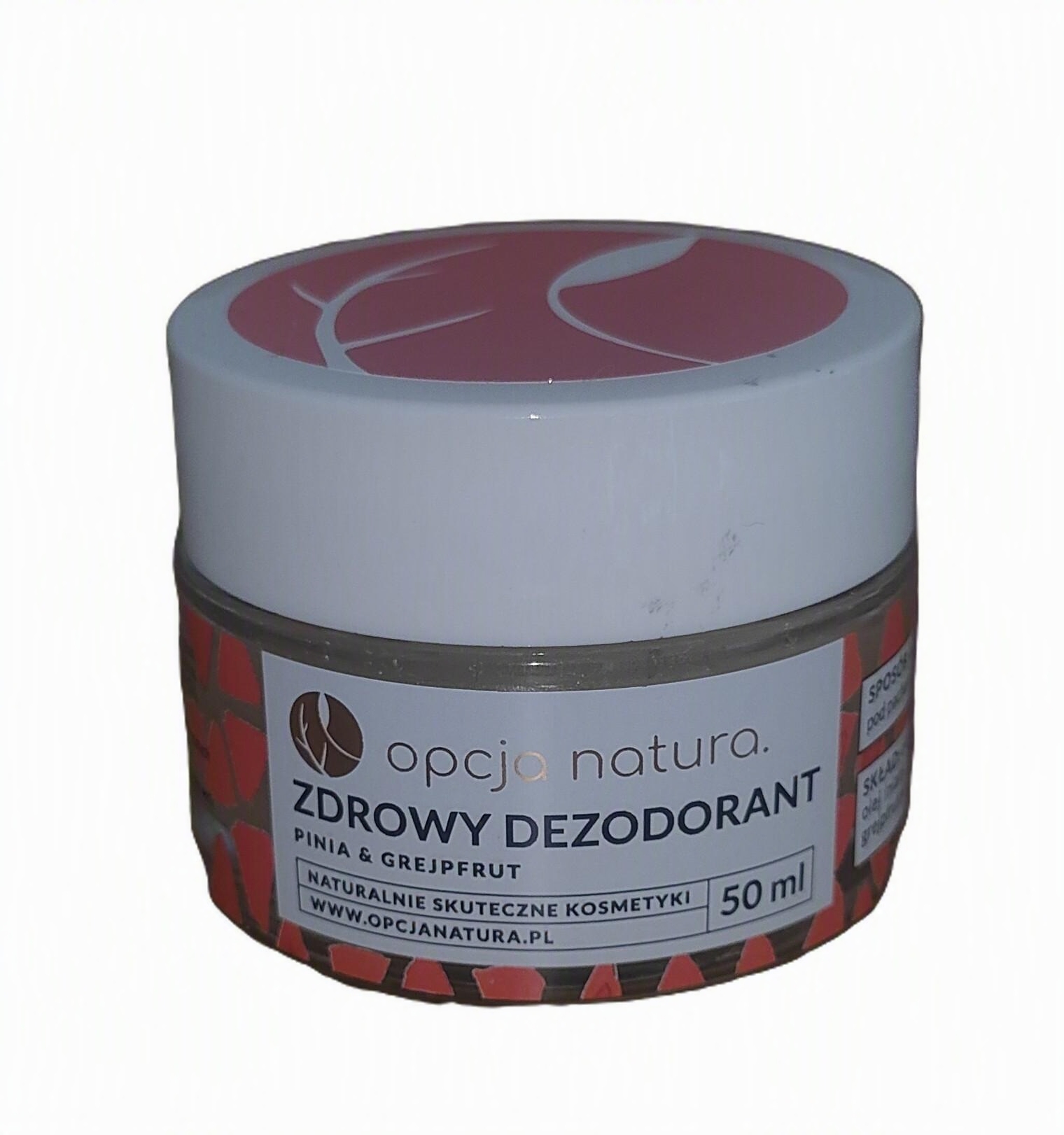 Zdrowy dezodorant Pinia & Grejpfrut. Opcja Natura