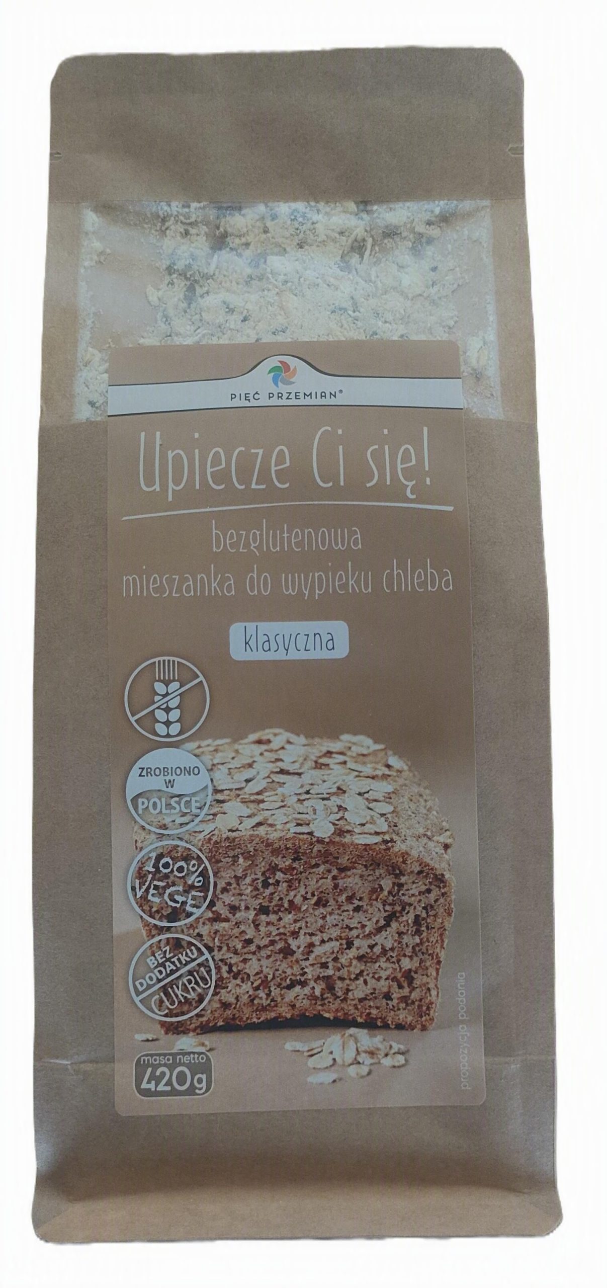 Mieszanka chleba bezglutenowego klasyczna. „Pięć przemian”